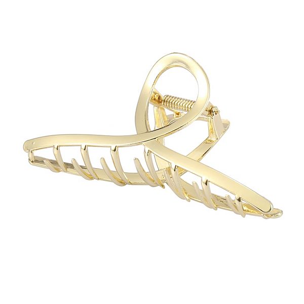 4.5 Inch Large Metal Hair Claw Hair Barrettes Hair Pins Jaw Clamp Strong Hold Unique Bargains