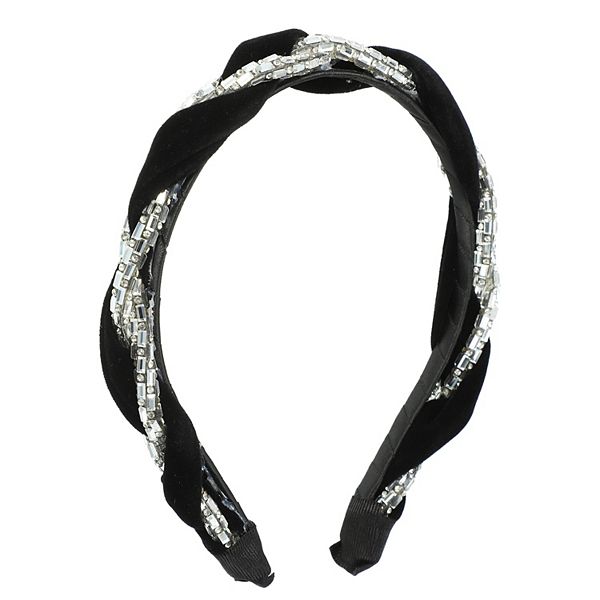 1 Pcs Women Knotted Headbands Fashion Vintage Rhinestone Hair Bands Unique Bargains