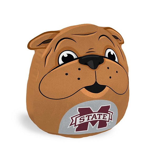 Мягкая плюшевая подушка-талисман Mississippi State Bulldogs, 35 см, из 95% полиэстера и 5% спандекса Pegasus