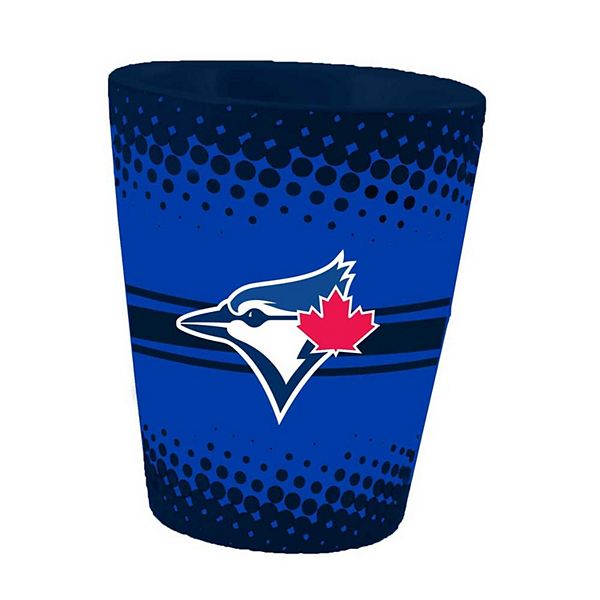 Коллекционная стеклянная рюмка 2oz с полной декорацией Toronto Blue Jays, двухсторонний дизайн, из 100% керамики Unbranded