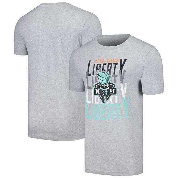 Unisex Stadium Essentials Heather Gray New York Liberty Dedication T-Shirt Stadium Essentials