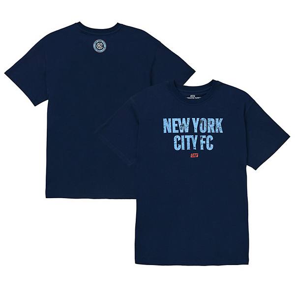 Unisex Live Breathe Futbol Navy New York City FC Wordmark T-Shirt Live Breathe Futbol