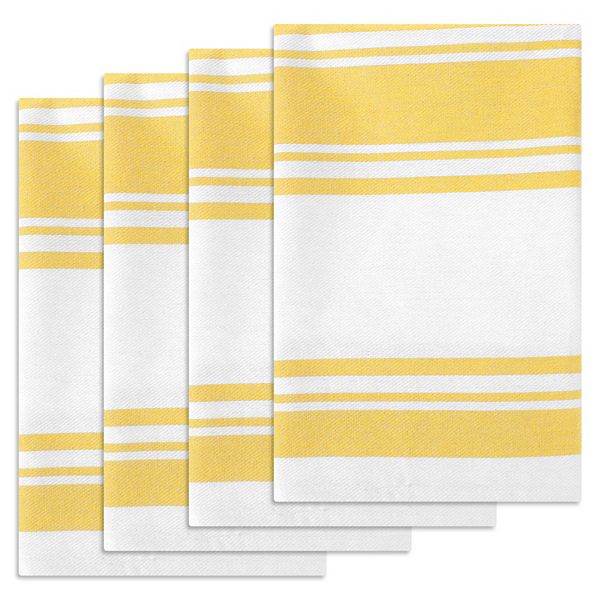 Medium Kitchen Towels Tea Dish Towels Soft Absorbent Linen Tea Towels Unique Bargains