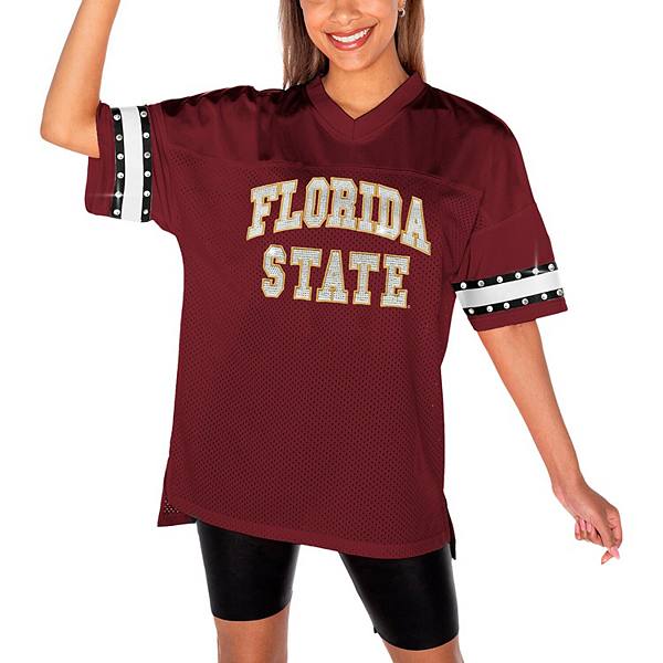 Women's Gameday Couture Garnet Florida State Seminoles Until Kickoff Rhinestone Fashion T-Shirt Gameday Couture