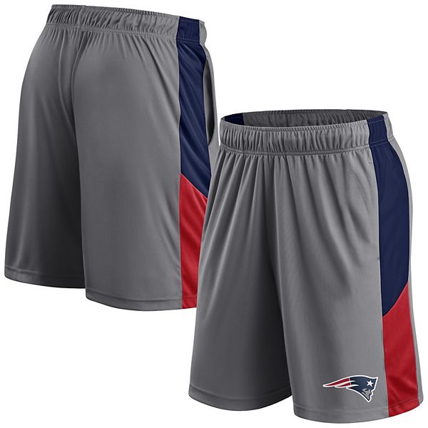 Men's Fanatics Gray New England Patriots Primary Logo Shorts Fanatics Brands - White Label