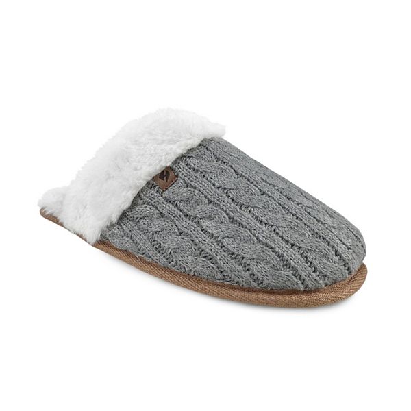 Heat Holders Women's Heatweaver Cable Knit Scuff Slippers Heat Holders