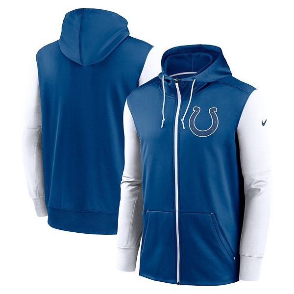 Мужское худи Nike Royal Indianapolis Colts на молнии с технологией Dri-FIT для комфорта и тепла NFL