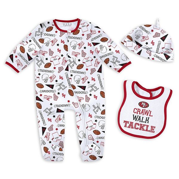 Newborn & Infant WEAR by Erin Andrews San Francisco 49ers Sleep & Play Set WEAR by Erin Andrews