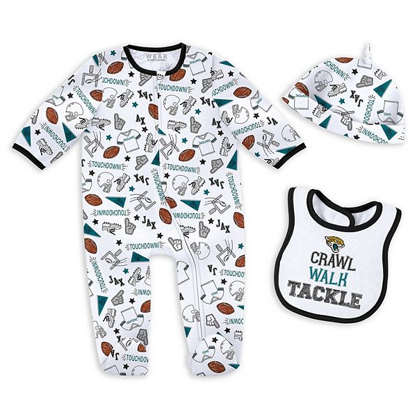 Newborn & Infant WEAR by Erin Andrews Jacksonville Jaguars Sleep & Play Set WEAR by Erin Andrews