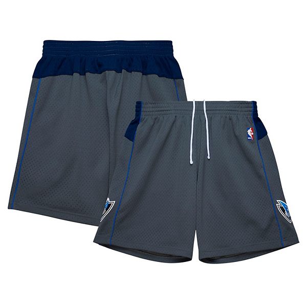 Men's Mitchell & Ness Gray Dallas Mavericks 2003/04 Replica Shorts Mitchell & Ness