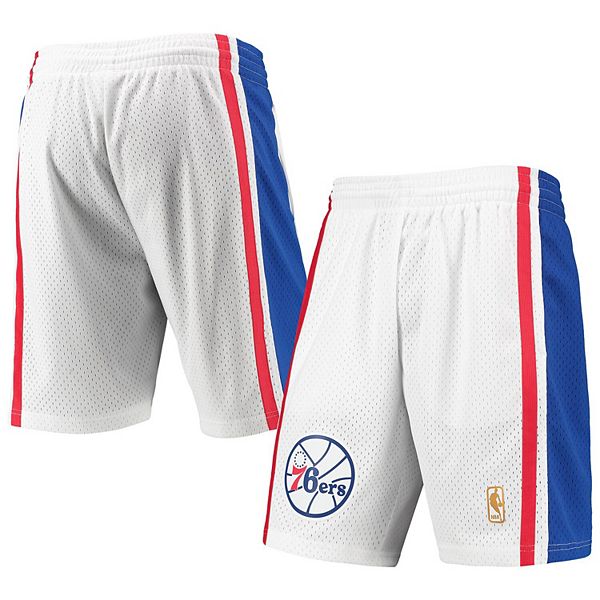 Мужские сетчатые шорты Mitchell & Ness в стиле Hardwood Classics Philadelphia 76ers 1996-97 с эластичным поясом Mitchell & Ness