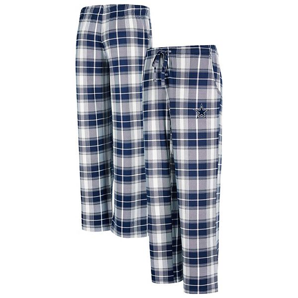 Women's Concepts Sport Navy/Gray Dallas Cowboys Ashford Plaid Knit Pants Unbranded