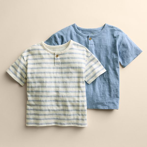 Baby & Toddler Little Co. By Lauren Conrad 2-Pack Organic Cotton Henley Tees Little Co. by Lauren Conrad