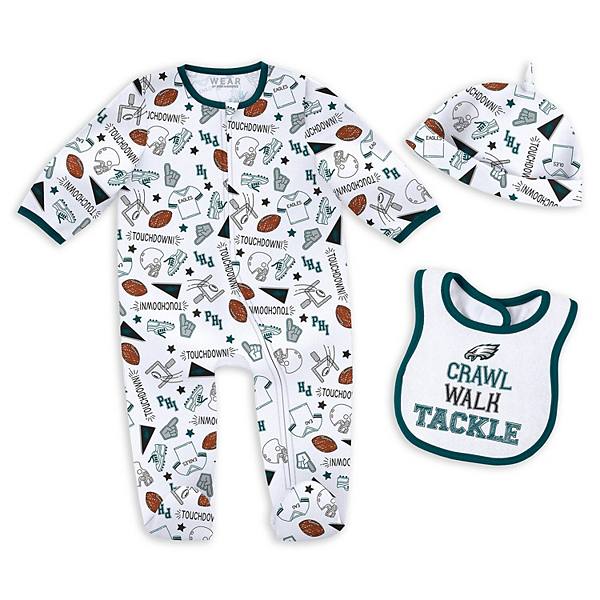 Newborn & Infant WEAR by Erin Andrews Philadelphia Eagles Sleep & Play Set WEAR by Erin Andrews