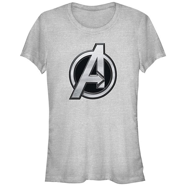 Juniors' The Marvels Avengers Logo Graphic Tee Marvel