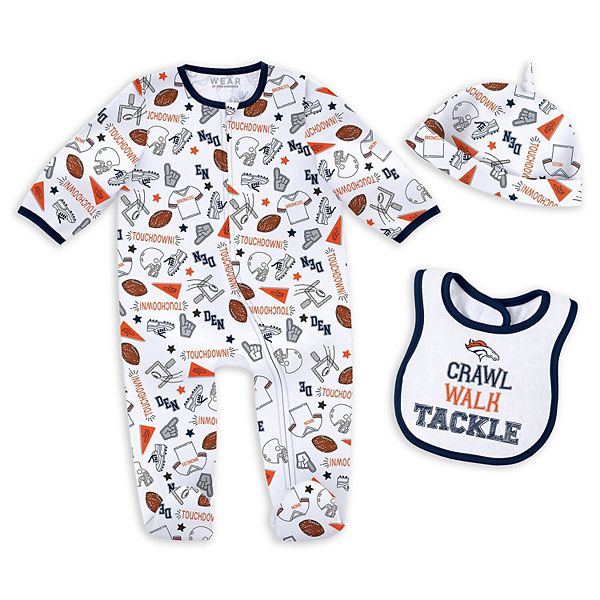 Newborn & Infant WEAR by Erin Andrews Denver Broncos Sleep & Play Set WEAR by Erin Andrews