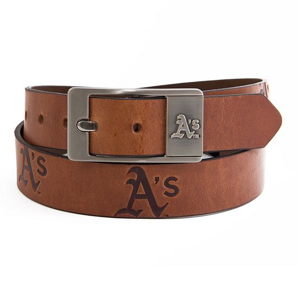 Oakland Athletics Brandish Leather Belt Eagles Wings