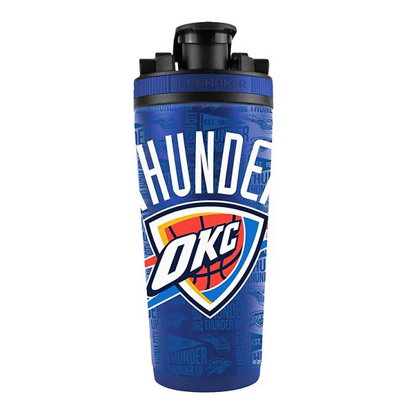 WinCraft Oklahoma City Thunder 26oz. 4D Stainless Steel Ice Shaker Bottle Ice Shaker