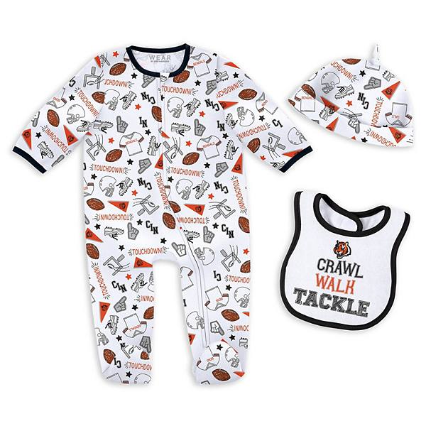 Newborn & Infant WEAR by Erin Andrews Cincinnati Bengals Sleep & Play Set WEAR by Erin Andrews