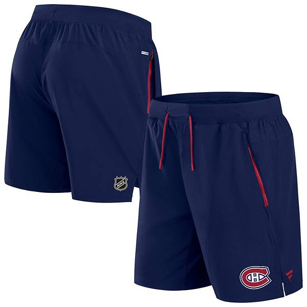 Men's Fanatics  Navy Montreal Canadiens Authentic Pro Rink Performance Shorts Fanatics Brands - White Label