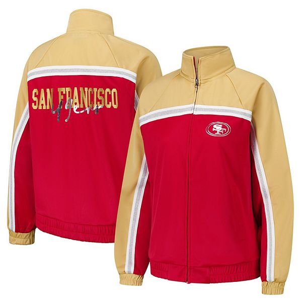 Женская олимпийка San Francisco 49ers с полной застежкой от G-III 4Her by Carl Banks, 100% полиэстер G-III 4Her by Carl Banks