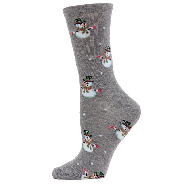 Let it Snowman Crew Socks Memoi