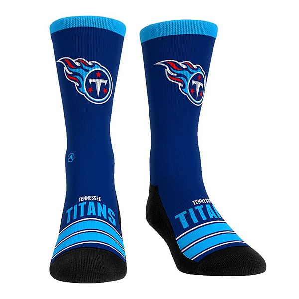 Унисекс носки длиной по щиколотку Rock Em Socks с полосатым рисунком Tennessee Titans GameTime, выполненные из влагоотводящих материалов Rock Em Socks