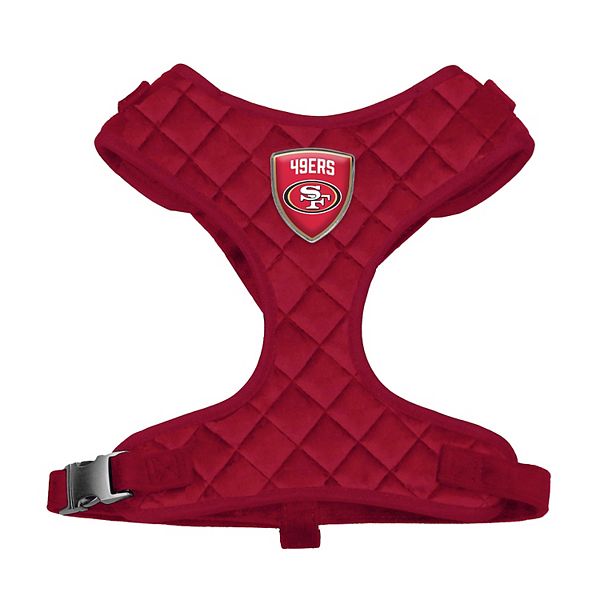 NFL San Francisco 49ers Pet Velvet Harness NFL