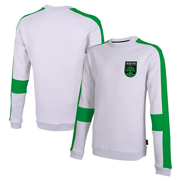 Men's Stadium Essentials White Austin FC Half Time Pullover Sweatshirt Stadium Essentials