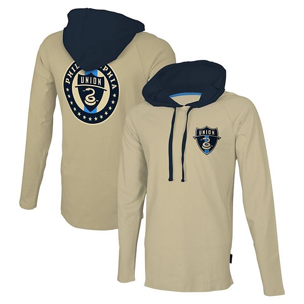 Men's Stadium Essentials Gold Philadelphia Union Tradition Raglan Hoodie Long Sleeve T-Shirt Stadium Essentials