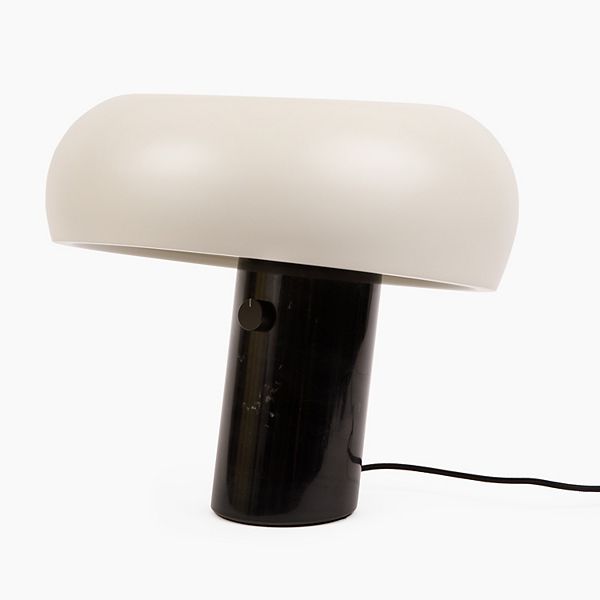 Kingpin 10" Modern Led Table Lamp With Marble Base Brightech