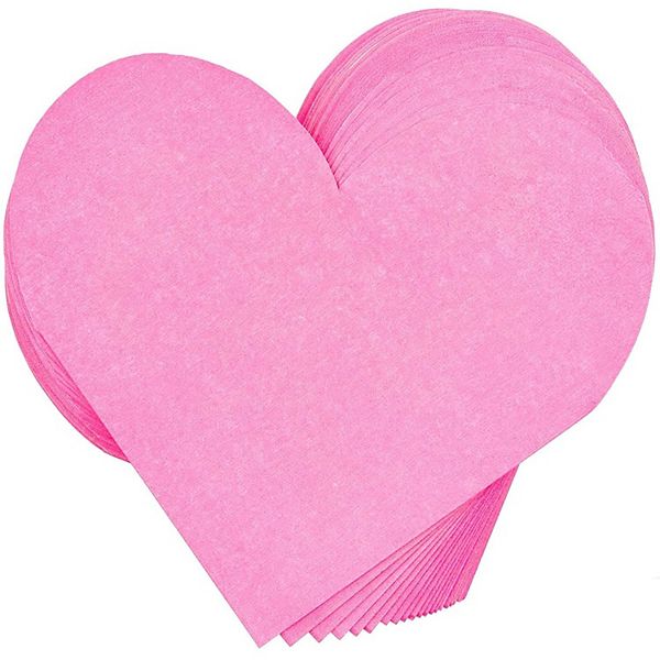 50x Hot Pink Heart Shape Party Napkins Wedding Engagement Bridal Shower Cocktail Blue Panda