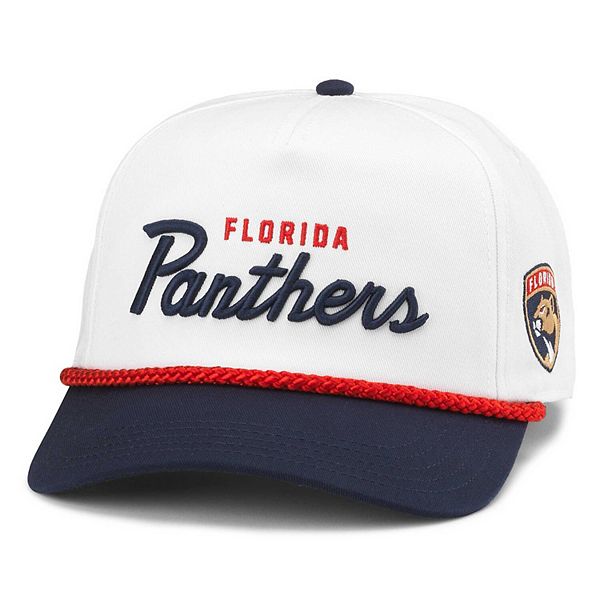 Роскошная регулируемая кепка с вышивкой Florida Panthers Roscoe, 100% хлопок, пятипанельная, с низким профилем American Needle