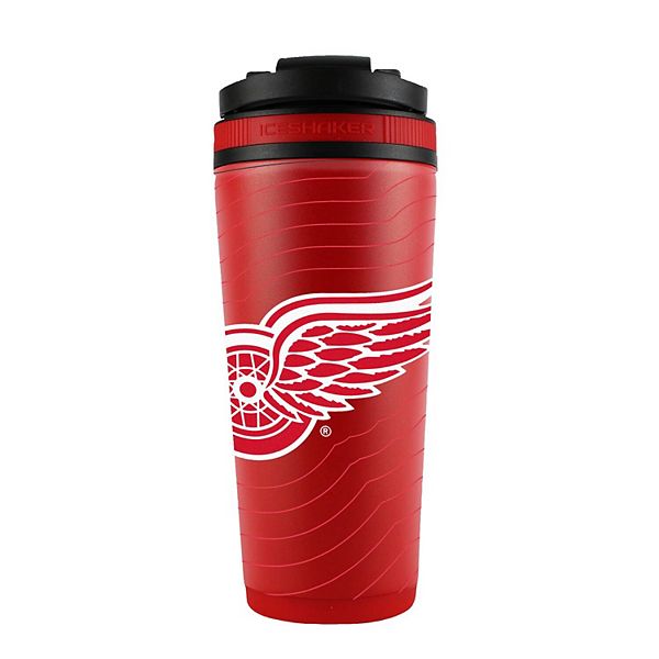 WinCraft Detroit Red Wings 26oz. 4D Stainless Steel Ice Shaker Bottle Ice Shaker