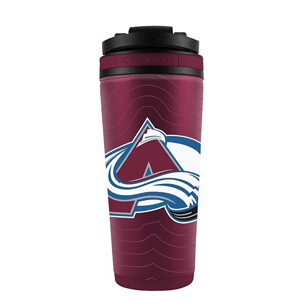 WinCraft Colorado Avalanche 26oz. 4D Stainless Steel Ice Shaker Bottle Ice Shaker