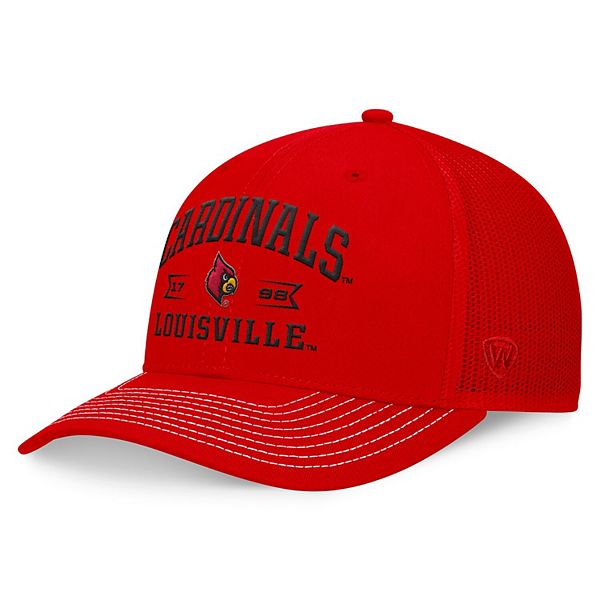 Мужская регулируемая кепка Carson Trucker с вышивкой Louisville Cardinals, 100% хлопок, один размер Top of the World