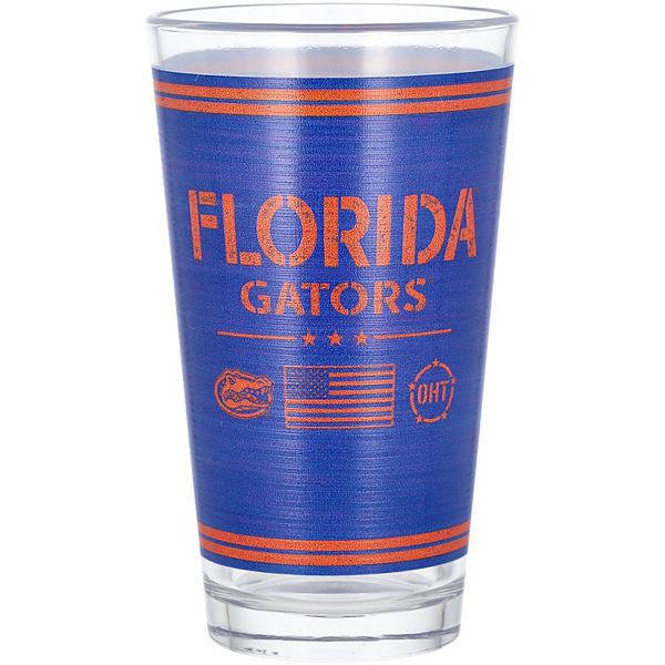 Стеклянная кружка с логотипом Florida Gators, 480 мл, с двусторонним дизайном, 100% стекло Indigo Falls