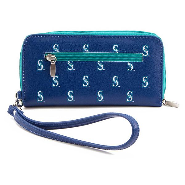 Women's Seattle Mariners Zip-Around Wristlet Wallet Eagles Wings