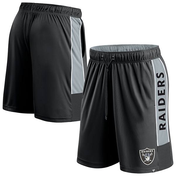 Men's  Black Las Vegas Raiders Win The Match Shorts Fanatics Brands - White Label