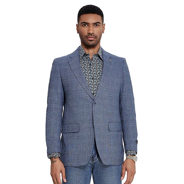 Men's Glen Check Slim-fit Sport Coat Only Tazzio