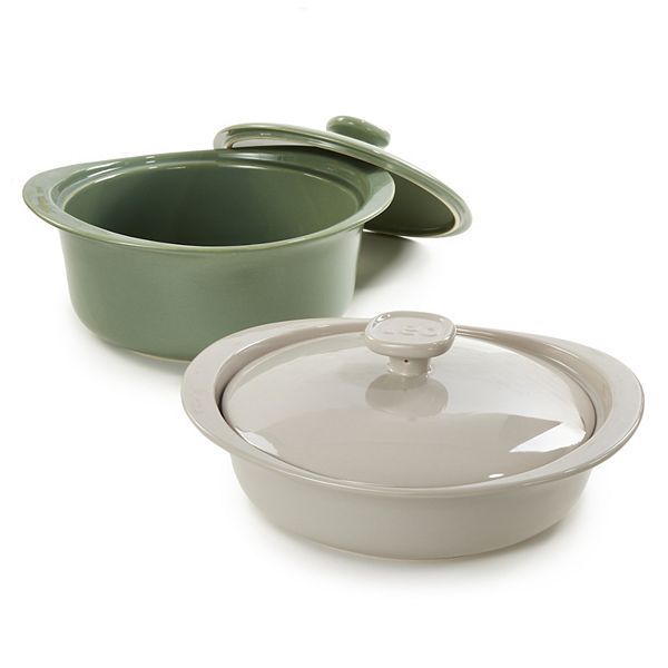 BergHOFF Balance 4-pc. Stone Casserole Dish Set with Covers BergHOFF