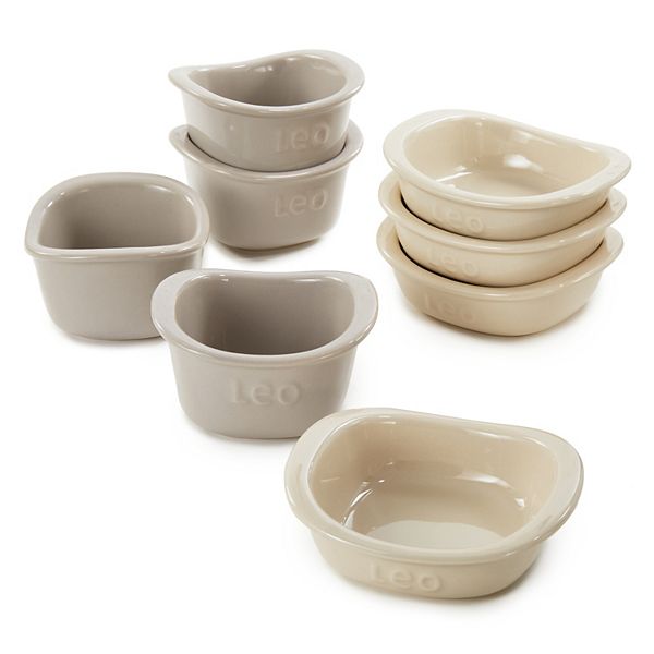 BergHOFF Balance 8-pc. Stone Square Ramekin Set BergHOFF