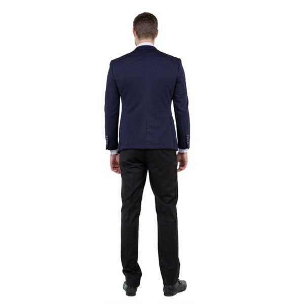 Skinny Fit Solid Knit Mens Blazer Only Tazzio