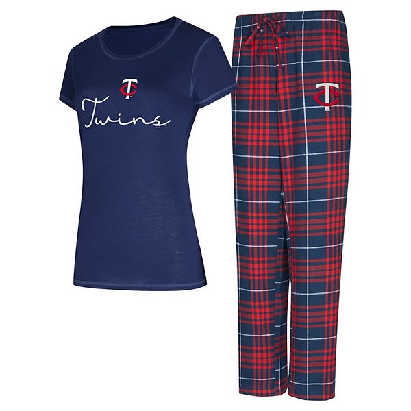 Women's Concepts Sport Minnesota Twins Vector T-Shirt & Pants Sleep Set Unbranded