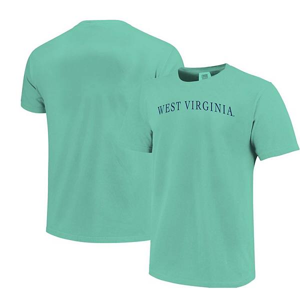 Unisex  Mint West Virginia Mountaineers Comfort Colors Fashion Color Arch T-Shirt Image One