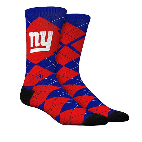 Унисекс носки Rock Em Socks с рисунком argyle для New York Giants с максимально комфортной подкладкой Rock Em Socks