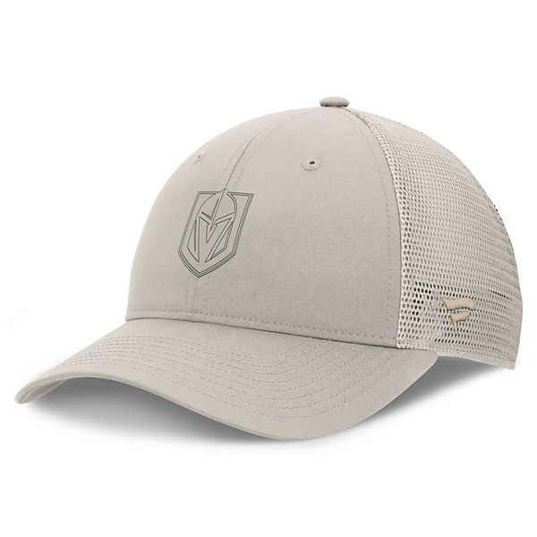 Женская бейсболка с регулируемым размером Vegas Golden Knights Authentic Pro Road Trucker, 100% полиэстер, вышивка Fanatics Brands - White Label