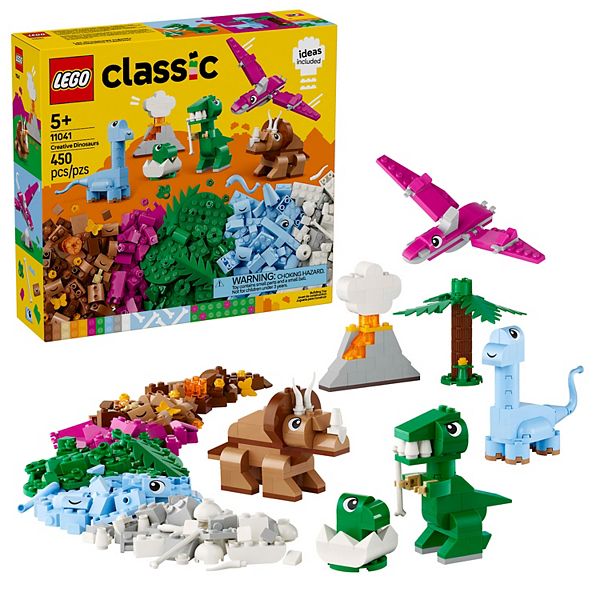 Конструктор LEGO Classic Творческие Динозавры 11041, 450 деталей, для детей от 5 лет Lego