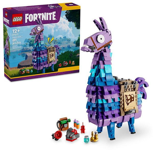 LEGO Fortnite Лама для строительства — набор из 691 детали, высота 28 см, для детей от 12 лет, включая аксессуары Lego