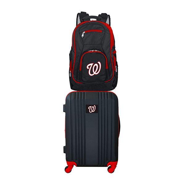 Washington Nationals Wheeled Carry-On Luggage & Backpack Set KOHL`S